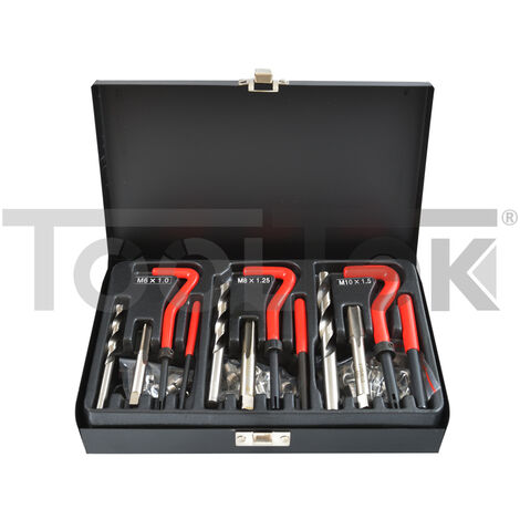 GEKO G02789 KIT RIPARA FILETTI 88pz RIPRISTINA FILETTATURE ELICOIDI MASCHI