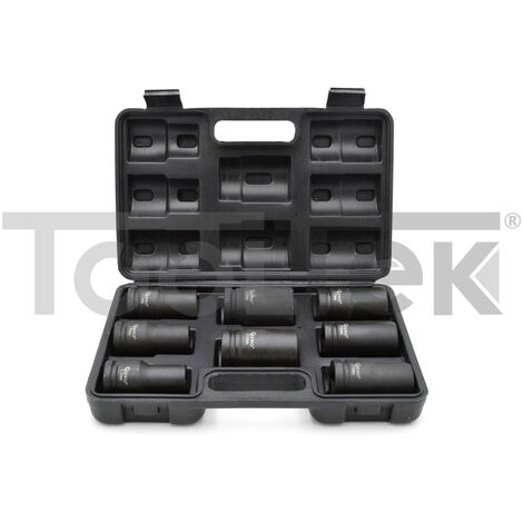 GEKO G10516 SET CHIAVI A BUSSOLA AVVITATORE A IMPATTO 3/4" ESAGONALI 8pz