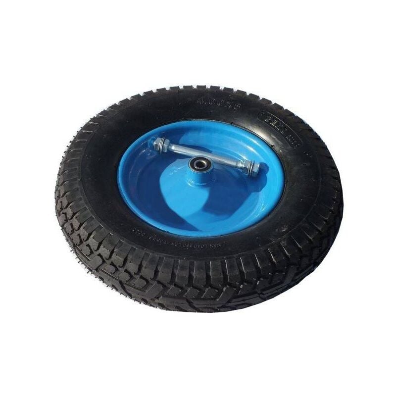 Koło do taczki 4.00-8 6pr (felga niebieska) - Geko