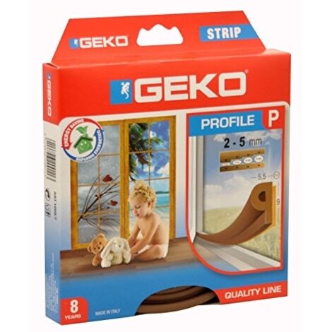 Geko Joint EPDM marron 6 mètres 9 mm pour calfeutrage