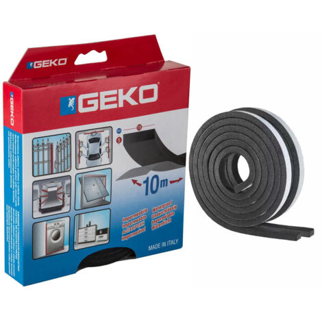 GEKO Joint mousse serrurerie15mmx10mmx10mnoir - GEKO