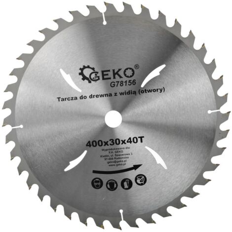 Geko Scie Circulaire Professionnelle Carbone 400 mm