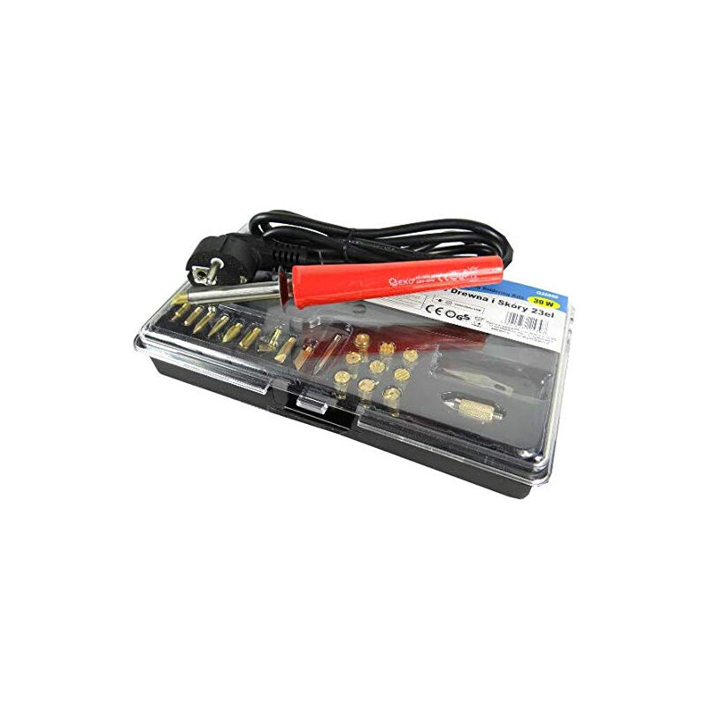 Geko G20050 Gravure Sur Bois Fer À Souder Pen Avec Pointes, Multicolore Gekog20050