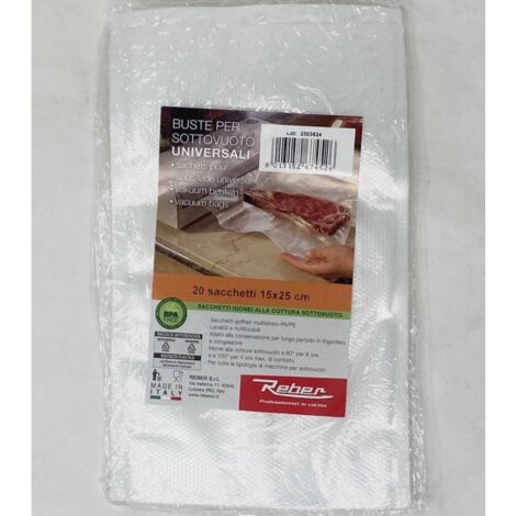 Gekrepte Beutel 15x25 cm 20 Stück