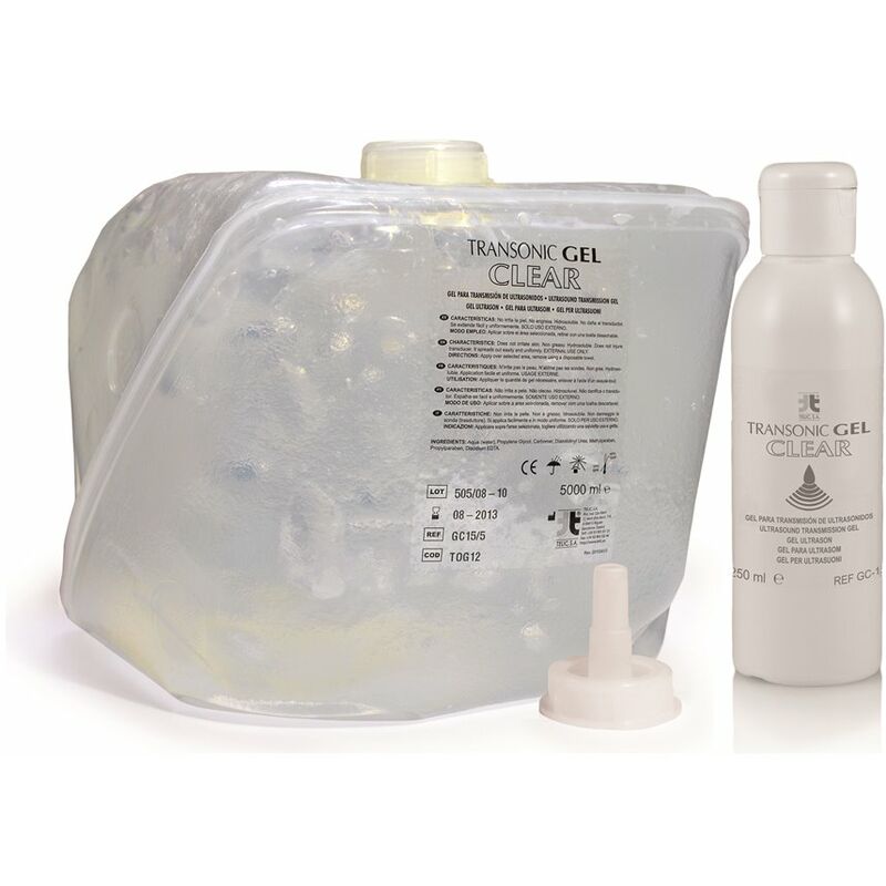 

Gel conductor para ultrasonidos transparente | 4 garrafas de 5 litros