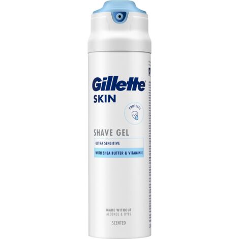 Gel da barba Gillette Skin Ultra Sensitive 200 ml - Protezione e comfort per pelli sensibili