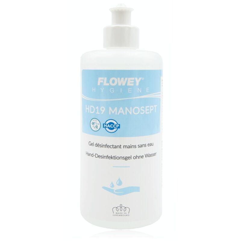 Flowey - Gel désinfectant mains, hydroalcoolique, 500ml