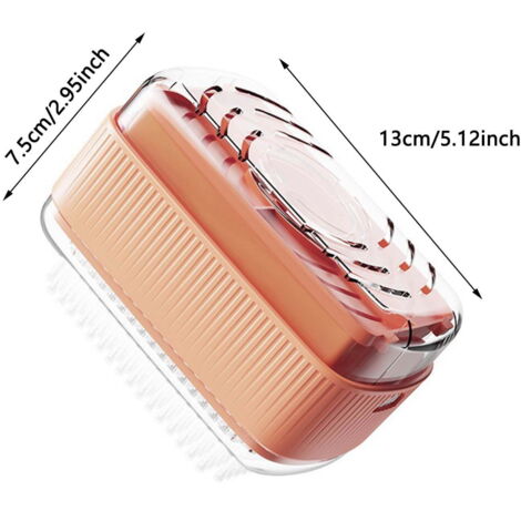 Gel desinfectante de manos en espuma, con caja de almacenamiento para la ropa, dispensador portátil en tiras, cepillo de secado, 1 unidad.