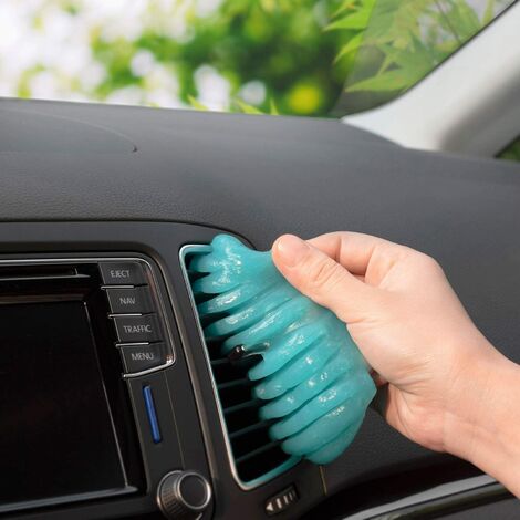 Gel detergente per strumenti per dettagli auto Kit per la pulizia dell'auto Presa d'aria per polvere automobilistica Stucco per dettagli interni