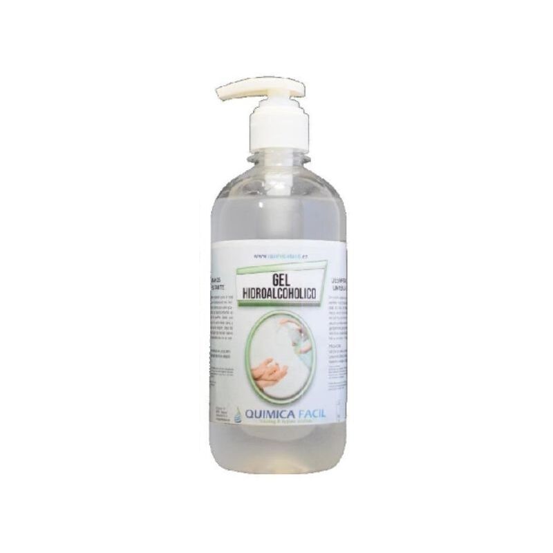 

Qumicafcil - Gel Hidroalcohólico Desinfectante QF con dosificador 500ml