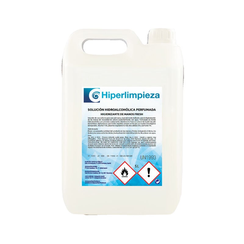 

Gel hidroalcohólico 5L