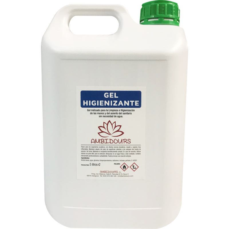 

Gel hidroalcohólico de manos 5L