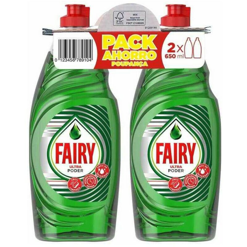 

Gel Lavavajillas Fairy (2 x 650 ml)