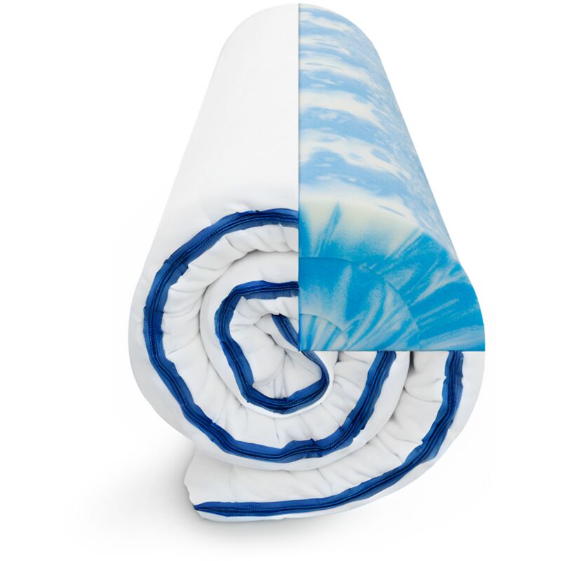 Gel matelas surmatelas 160x200 cm - Surmatelas ergonomique 160x200 cm, surmatelas 160x200 cm avec technologie gel
