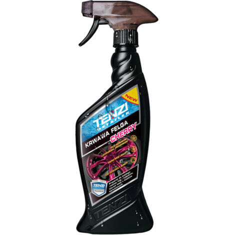 Gel nettoyant professionnel pour jantes 0,6 L rouge, efficace contre la saleté et la rouille