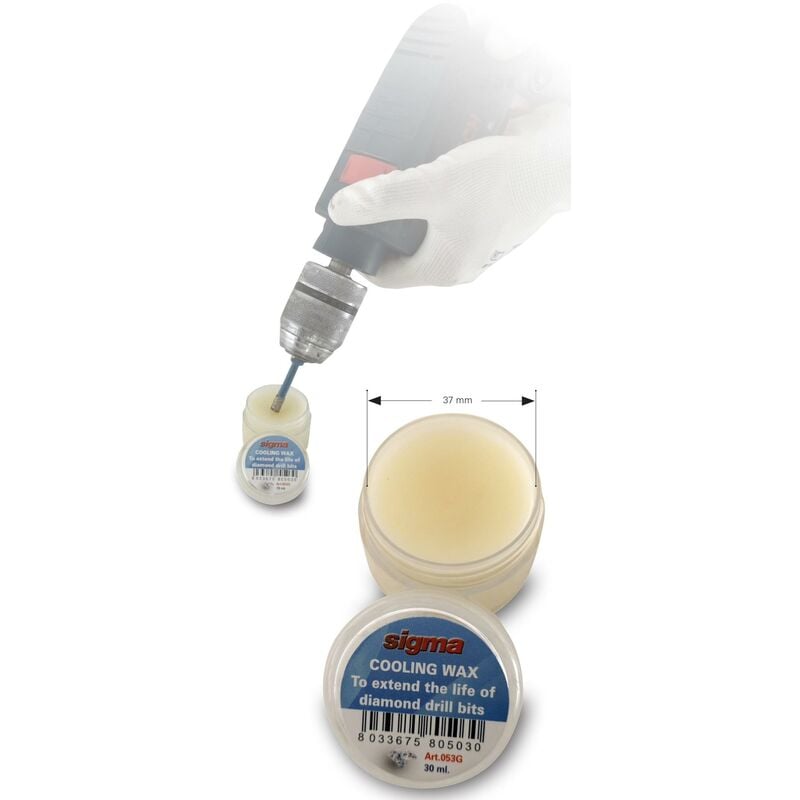 Gel refroidissant 30ml Sigma 53G pour fraises diamantée perçage a sec