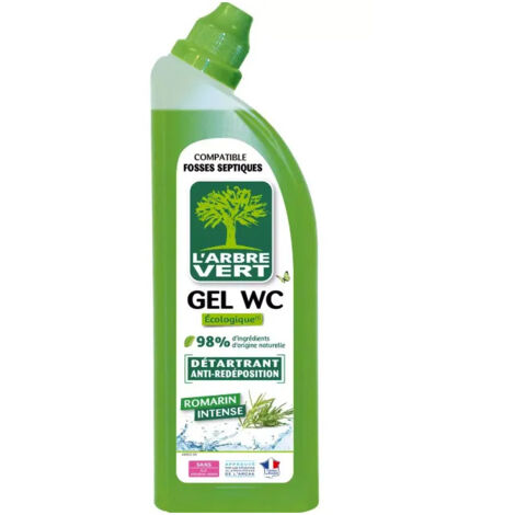 Gel WC détartrant au romarin 750ml.