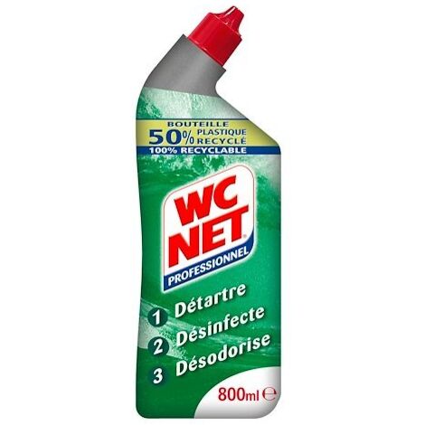 Gel Wc Net Professionnel Triple action - Flacon de 800 ml