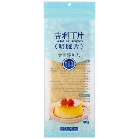 Gélatine neutre 25g pour pâtisserie et cuisine, ingrédient de base pour bar et fournitures de cuisine