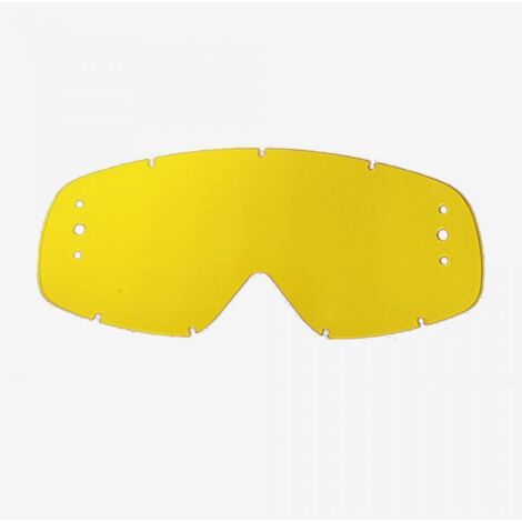 gelbe Einzelscheibe für Brillenmaske cross smith oakley motorrad