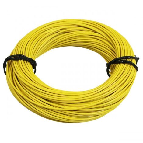 gelbe elektrische Drahtspule mehrsträngig 9/10 0.75mm² x 50m