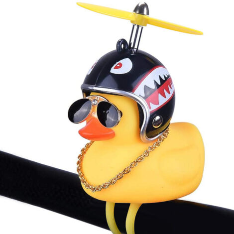 Gelbe Enten-Armaturenbrett-Dekoration mit Propeller – Lustige Autodekoration für Erwachsene und Kinder