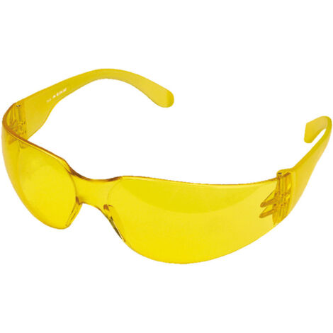 Gelbe Schutzbrille kratzfest
