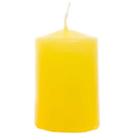 Gelbe Votivkerze 6 cm
