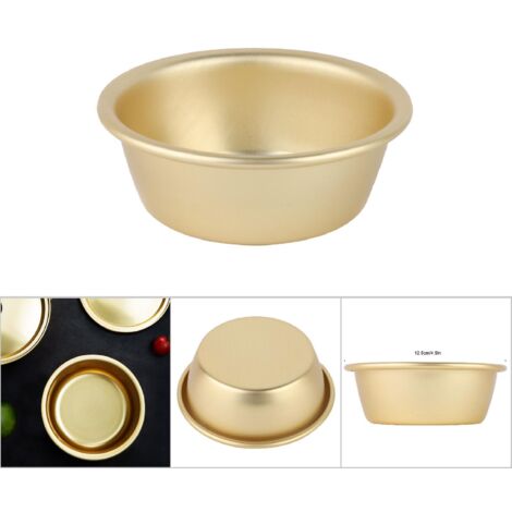 Gelber Aluminiumtopf für Instant-Ramen, 16 cm/20 cm, mit Doppelgriff, sicher und langlebig