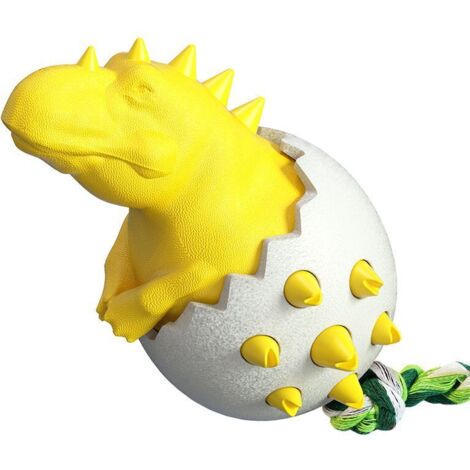 Gelber explosiver Dinosaurier-Ei-Hundezahn-Kaugummi