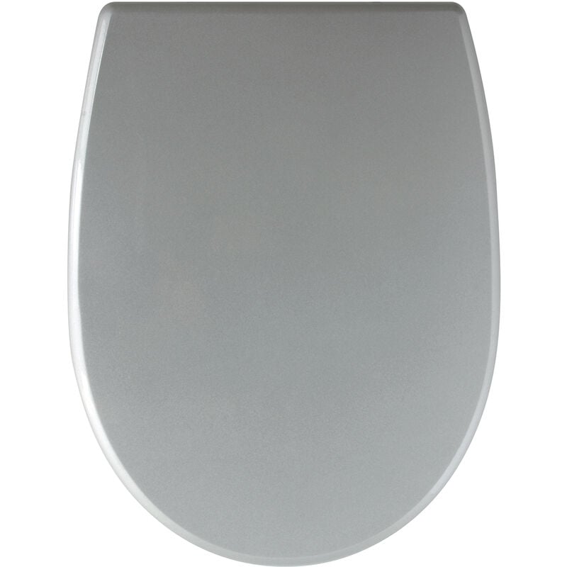 Gelco - abattant pour wc en bois compressé cup silver