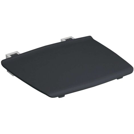 Gelco Accesorios - Asiento de ducha plegable 325 x 325 mm, gris oscuro GS120G