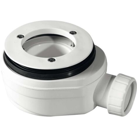 Gelco Accessori - Sifone extra basso per piatti doccia, diametro 90 mm, bianco PB90EXN MINUS