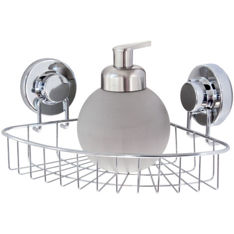 GELCO - étagère angle basse fix chrome