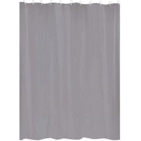 GELCO Rideau de douche First 180 x 200 cm gris