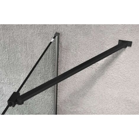 Gelco Vario - Braccio di supporto 650 mm ad angolo, nero opaco GX2014