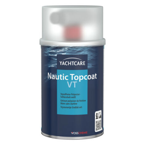 Gelcoat de finition blanc Yachtcare 1kg avec durcisseur