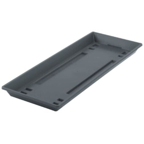 Geli Balkonkasten Untersetzer STANDARD Anthrazit  50 cm - Kunststoff