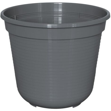 Geli Blumentopf STANDARD Anthrazit Ø 24 cm - Kunststoff