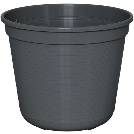 Geli Blumentopf STANDARD Anthrazit Ø 32 cm - Kunststoff