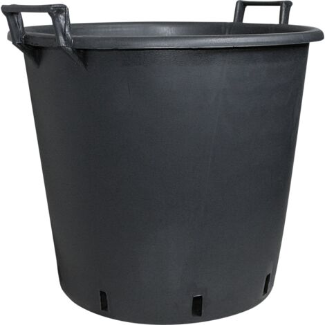 Geli Pflanzcontainer Ø 50 x 50 cm schwarz Blumentöpfe & Übertöpfe