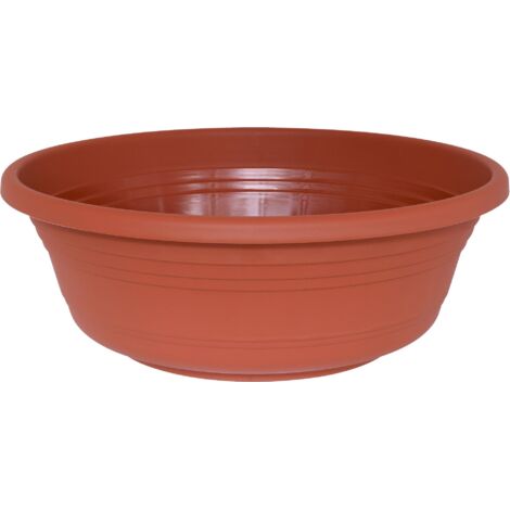 Geli Pflanztopf Standard Ø 50 x 18 cm terracotta Kunststofftöpfe