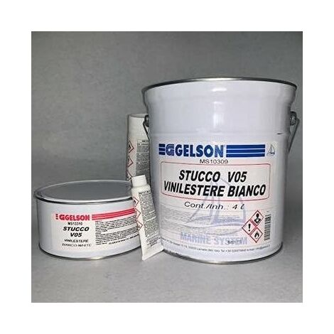 GELSON 10309 STUCCO VINILESTERE V05 CON CATALIZZATORE 4 LT