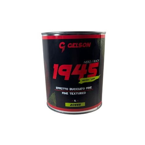 GELSON 20555 1945 VERNICE MONOCOMPONENTE NERA PER PLASTICHE DA 1 LT