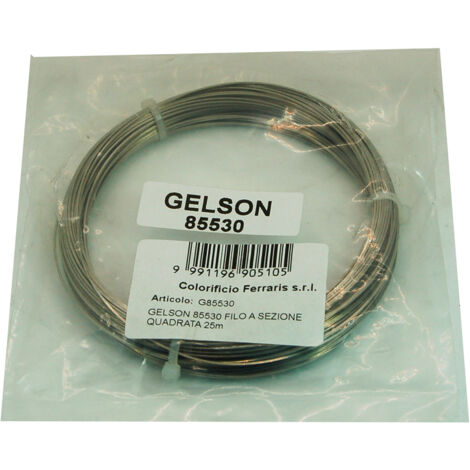 GELSON 85530 FILO A SEZIONE QUADRATA METRI 25 M