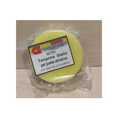 GELSON 86781 TAMPONE GIALLO PER PASTA ABRASIVA 150X52