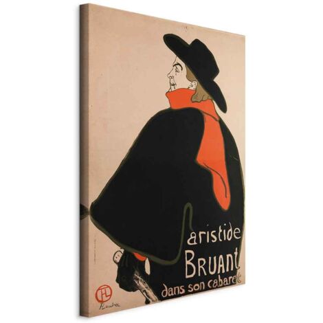 Gemälde - Aristide Bruant: Dans son cabaret (1-teilig) vertikal