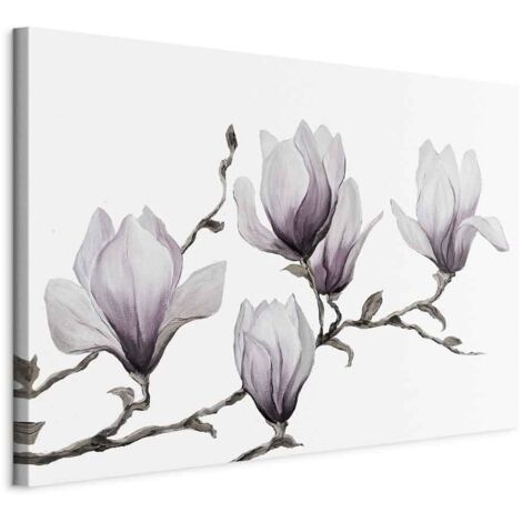 Gemälde – Bemalte Magnolien (1-teilig) breit