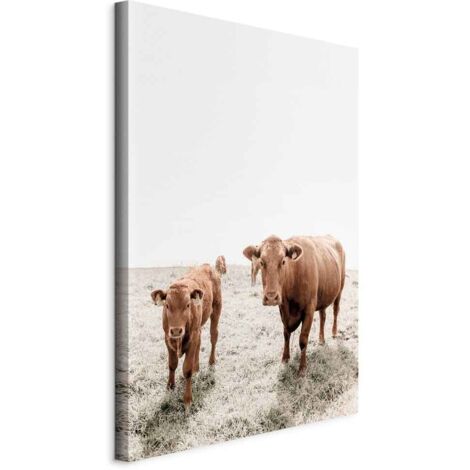 Gemälde – Mutter und Kalb (einteilig) vertikal