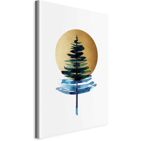 Gemälde – Sonniger Winter (1-teilig) vertikal